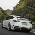 Robot Craftsman Tesla Model 3 “HACKER” Rear Bumper & Diffuser  (2017–2023 pre-facelift)