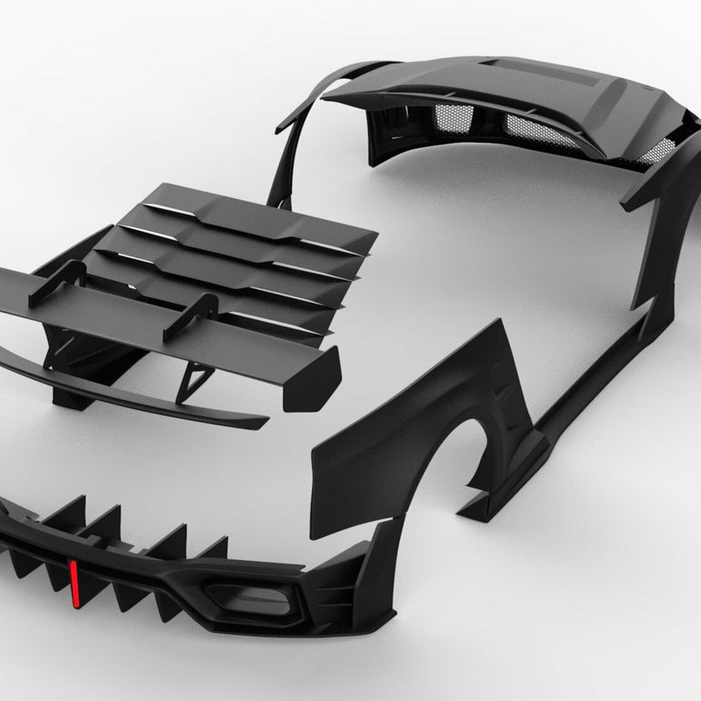 Robot Craftsman Nissan GTR Body Kit R35 Duck Tail Spoiler