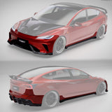 Robot Craftsman Tesla Model 3 Highland "HACKER" Complete Body Kit