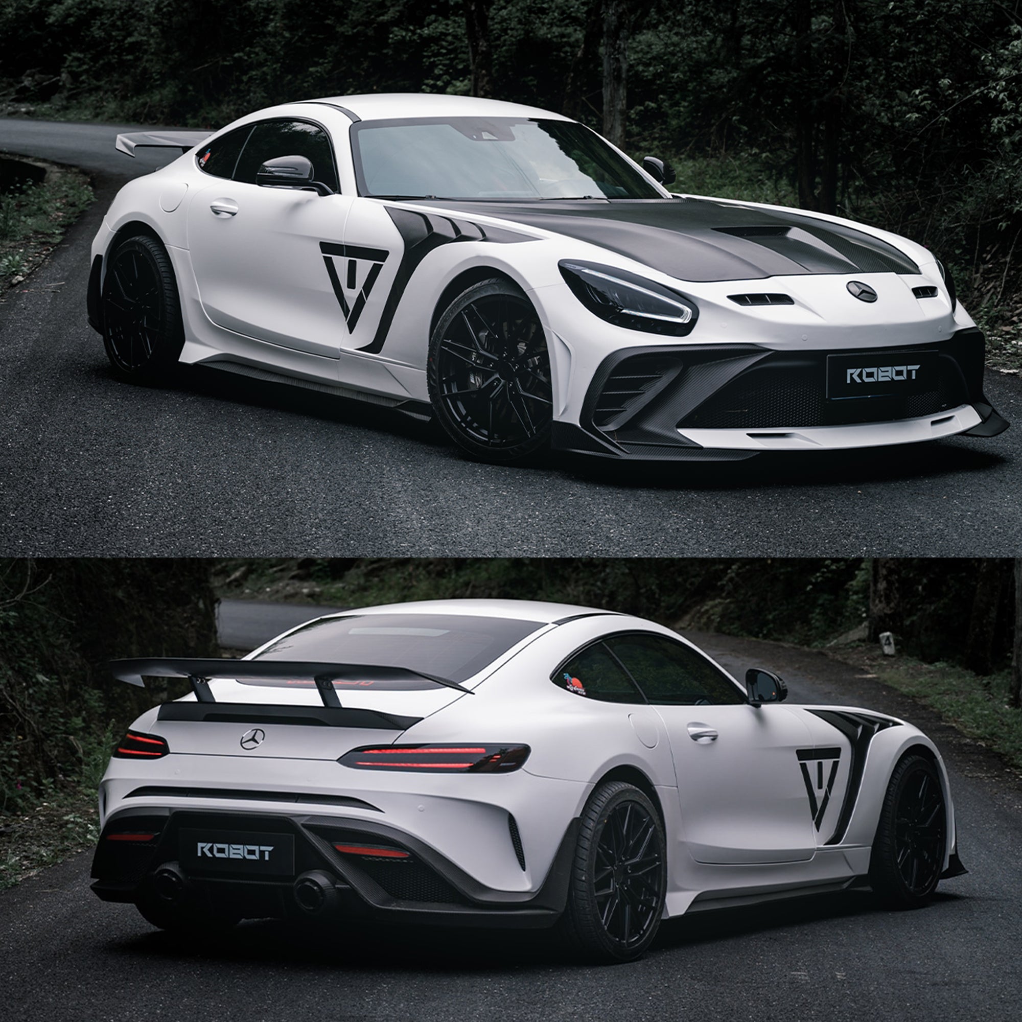 Robot Works Mercedes AMG GT Fibre Glass Reinforced Complete Body Kit (FRP)