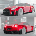 Robot Craftsman Nissan GTR Body Kit R35 WIDEBODY Fibre Glass Reinforced Plastic Complete Body Kit (FRP)
