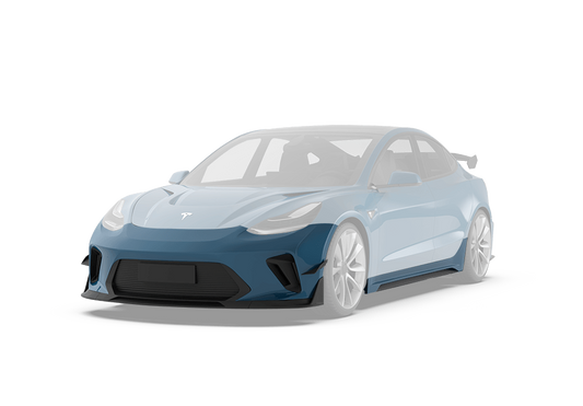 Robot Craftsman Tesla Model 3 “HACKER” Narrowbody Fibre Glass Reinforced Plastic Complete Body Kit (FRP) 922