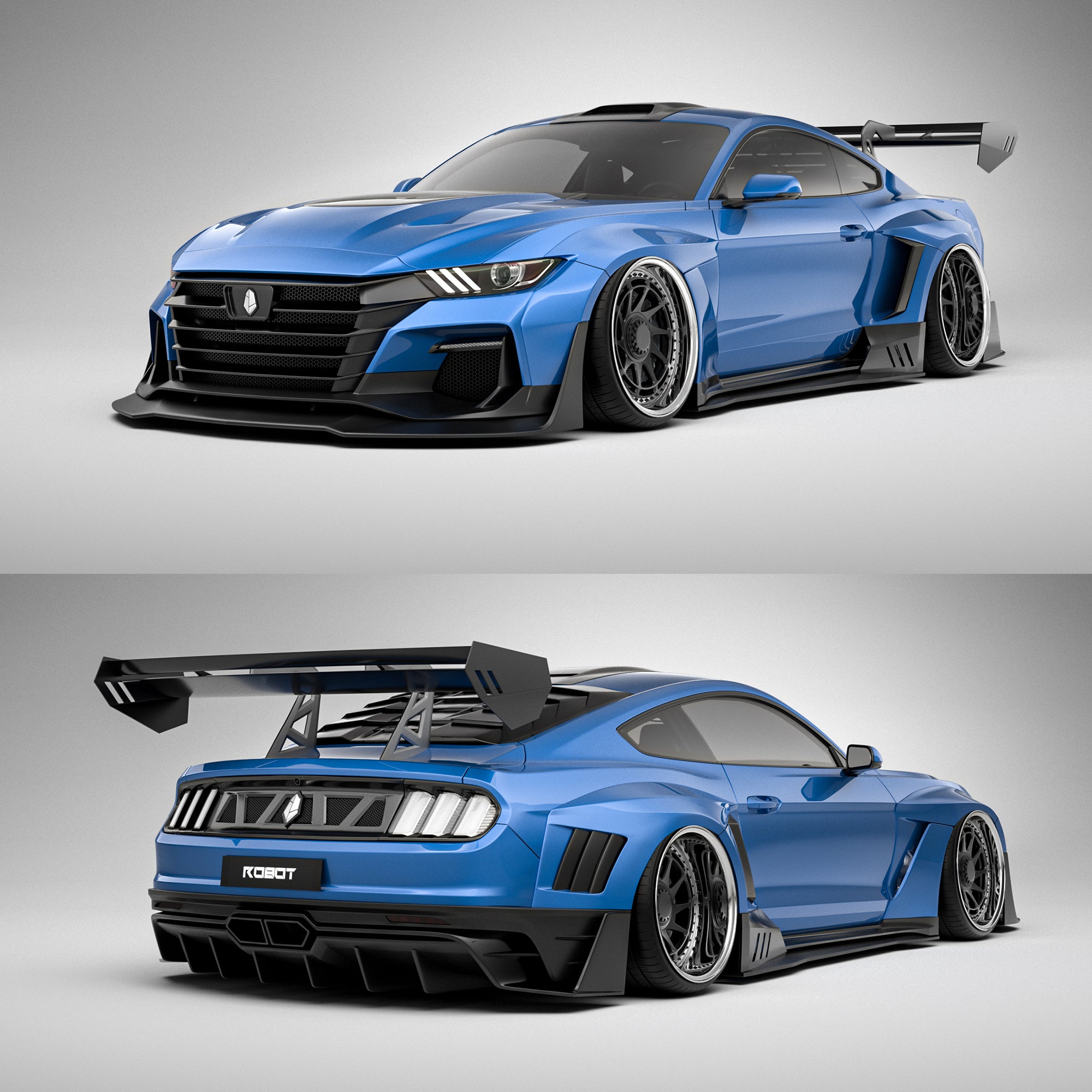 Robot Craftsman Ford Mustang Dawn Widebody Kit 2015-2023