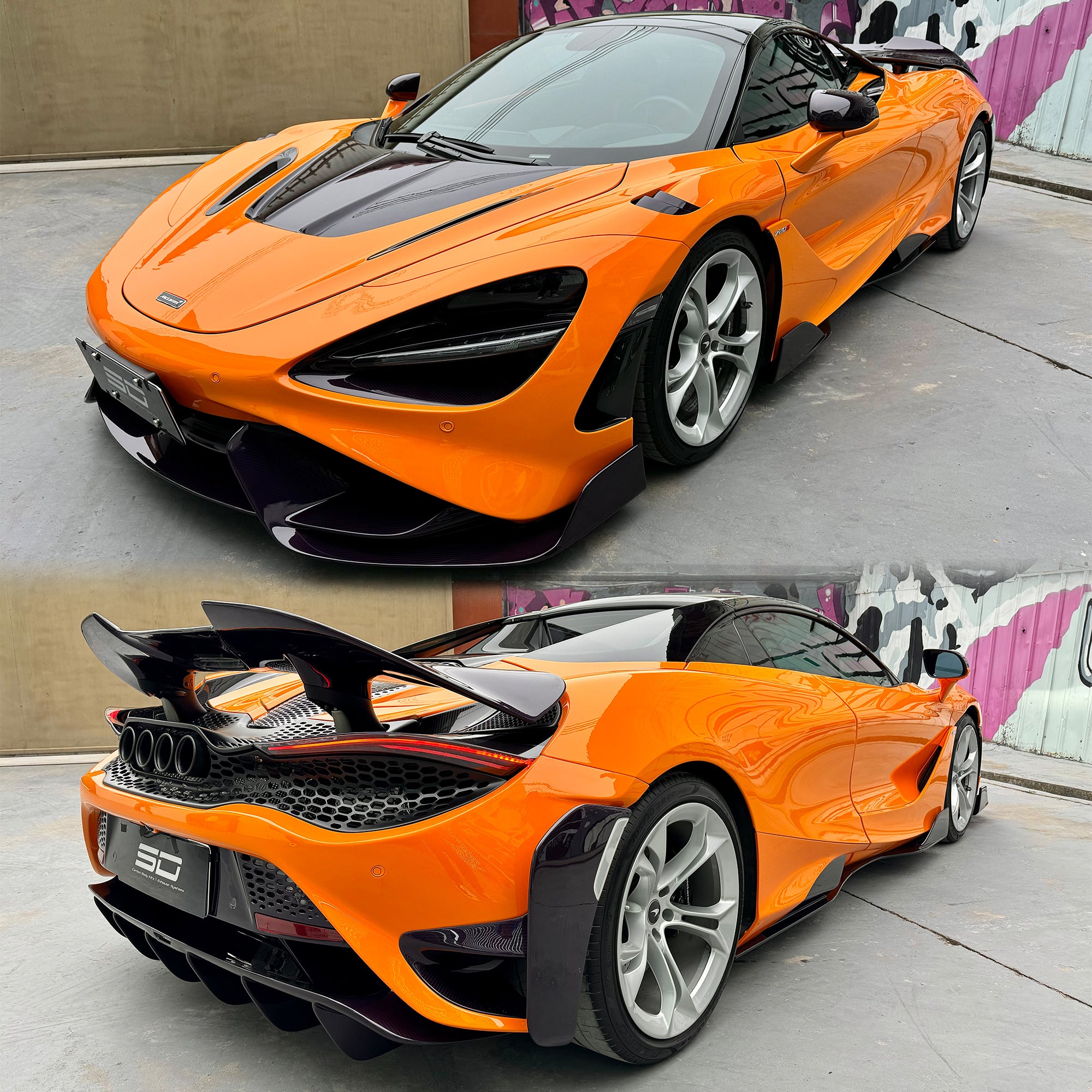 SD Dry Carbon Fibre Conversion Full Body Kit for McLaren 720S to 765LT