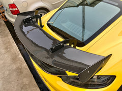 SD Carbon Club Sport Style DRY Carbon Fiber Rear Spoiler Wing For Porsche 718 Cayman Boxster