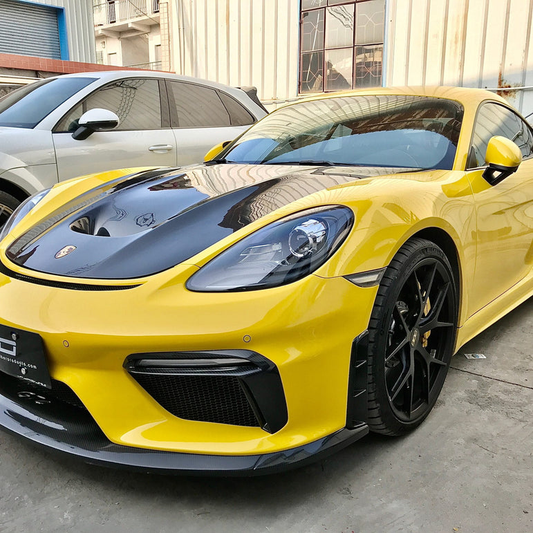 SD Carbon Design DRY Carbon Fiber Hood Bonnet For Porsche 911 991 / 718 Cayman Boxster