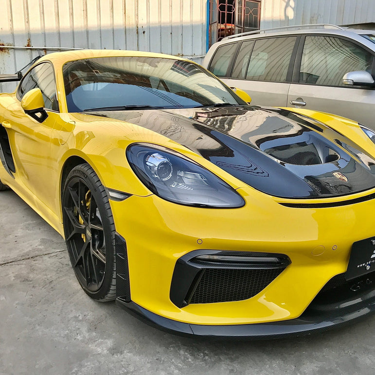 SD Carbon Design DRY Carbon Fiber Hood Bonnet For Porsche 911 991 / 718 Cayman Boxster