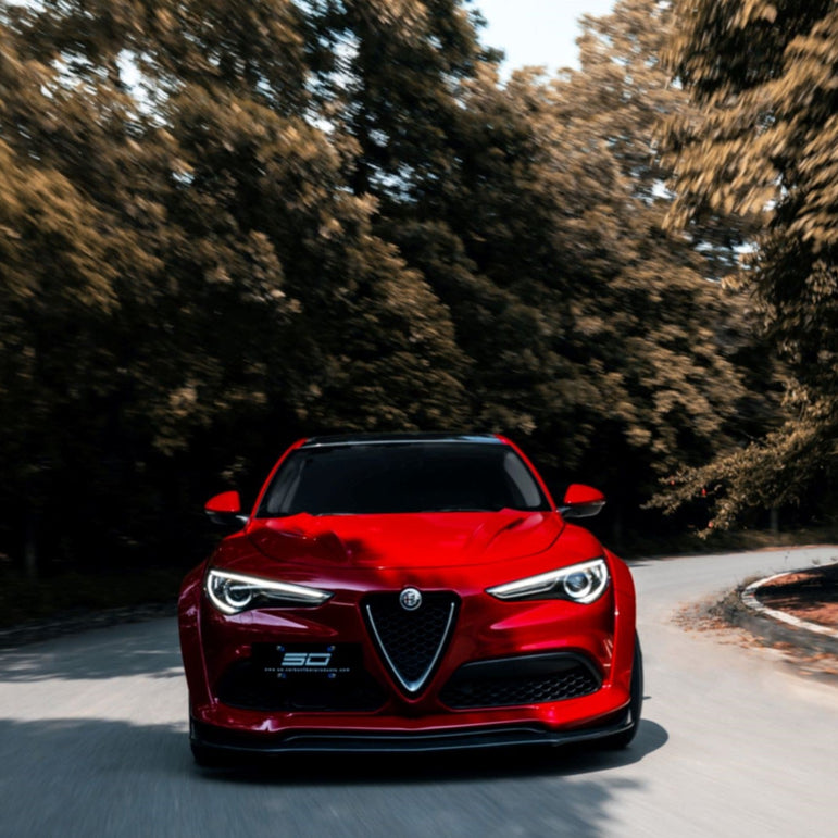 SD Carbon Partial Carbon Fiber Widebody Kit For Alfa Romeo Stelvio 2.0T