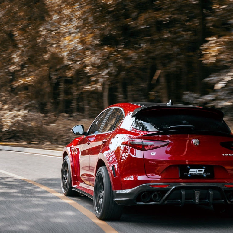 SD Carbon Partial Carbon Fiber Widebody Kit For Alfa Romeo Stelvio 2.0T