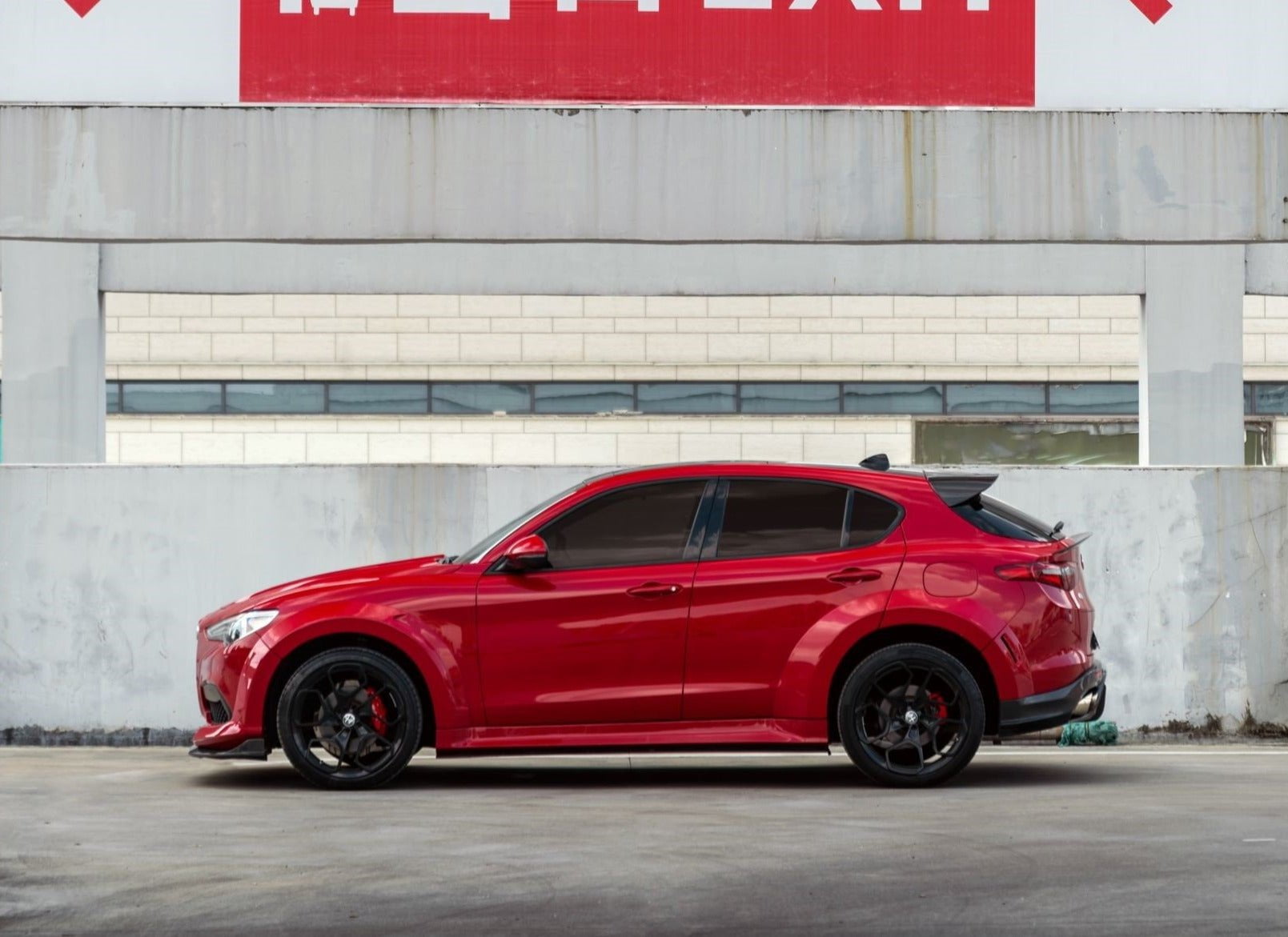 SD Carbon Partial Carbon Fiber Widebody Kit For Alfa Romeo Stelvio 2.0T