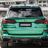 SOOQOO BMW X5 G05 SQ Style Carbon Fiber Diffuser