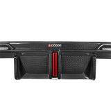 SOOQOO M3 G80 G81 Carbon Fiber Diffuser With Brake Light + Rear Splitter