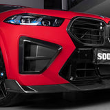 SOOQOO BMW X6M F96 LCI Prepreg Carbon Fiber Front Lip