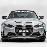 SOOQOO M3 G80 M4 G82 Carbon Fiber Hood Vent Trim