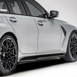 SOOQOO M4 G82 G83 Carbon Fiber Side Skirt