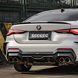 SOOQOO BMW G22 G23 Carbon Fiber Diffuser