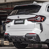 SOOQOO BMW iX3 Carbon Fiber Diffuser