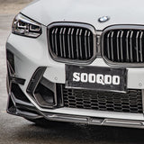 SOOQOO BMW X3M F97 X4M F98 LCI Carbon Fiber Front Lip