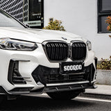 SOOQOO BMW X3 G01 X4 G02 LCI Carbon Fiber Front Lip