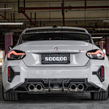 SOOQOO BMW M2 G87 Carbon Fiber Rear Bumper Attachments