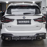 SOOQOO BMW X3 G01 LCI Carbon Fiber Diffuser