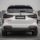 SOOQOO BMW iX3 G08 BEV Carbon Fiber Roof Spoiler