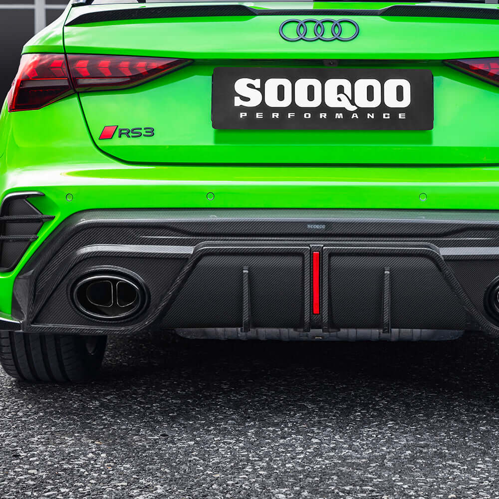 SOOQOO Audi RS3 8Y Full Dry-Carbon (Prepreg) Body Kit HATCHBACK