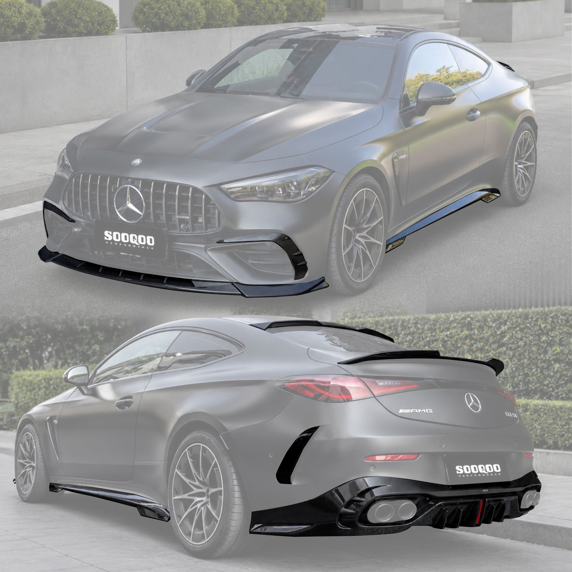 SQ Mercedes CLE 53 AMG C236 Prepreg Carbon Fibre Body Kit