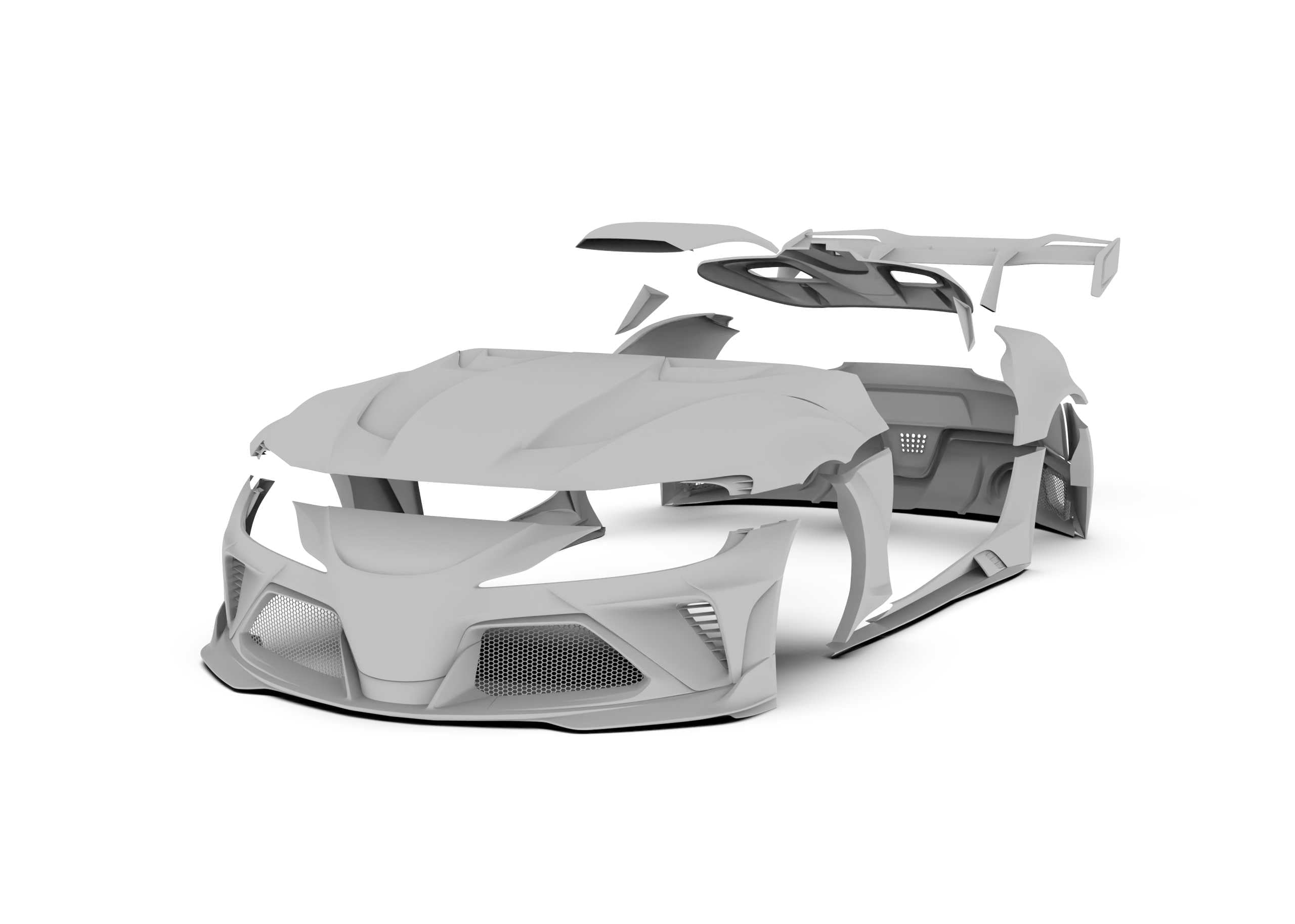 Robot Hyperion (Style B) Toyota GR Supra Moray Full Widebody Kit