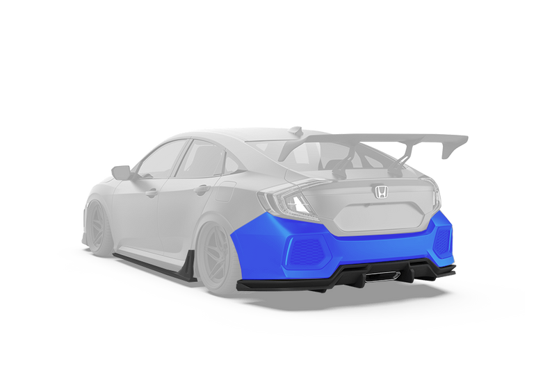 Robot Craftsman 10th Gen Honda Civic Body Kit Narrowbody Fibre Glass Reinforced Plastic Complete Body Kit