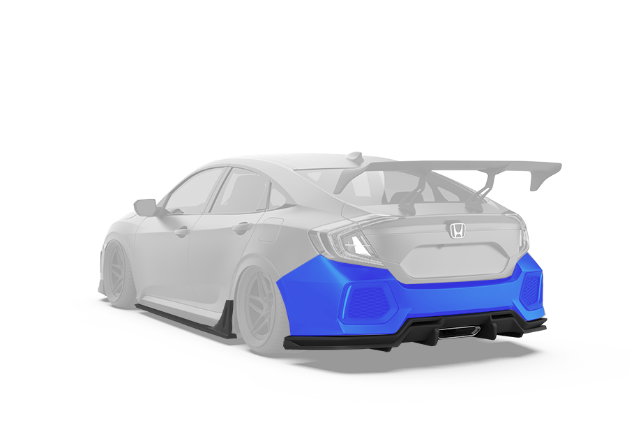 Robot Craftsman 10th Gen Honda Civic Body Kit Narrowbody Fibre Glass Reinforced Plastic Complete Body Kit