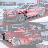 KARBEL - BMW M4 G82 G83 Dry Carbon Fibre (Prepreg) Side Skirts & Wings/Fender