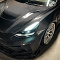 CMST Tesla Model 3 Lightweight Dry-Carbon Fiber Front Fender Replacement (1.58KG) - Robot Bodykits