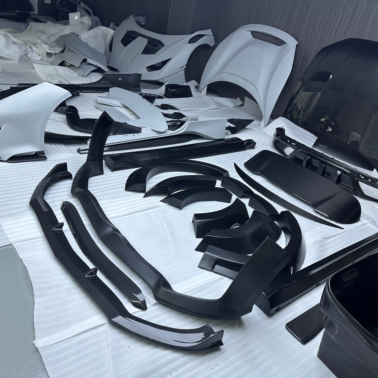 SD Carbon Partial Carbon Fiber Widebody Kit For Alfa Romeo Stelvio 2.0T