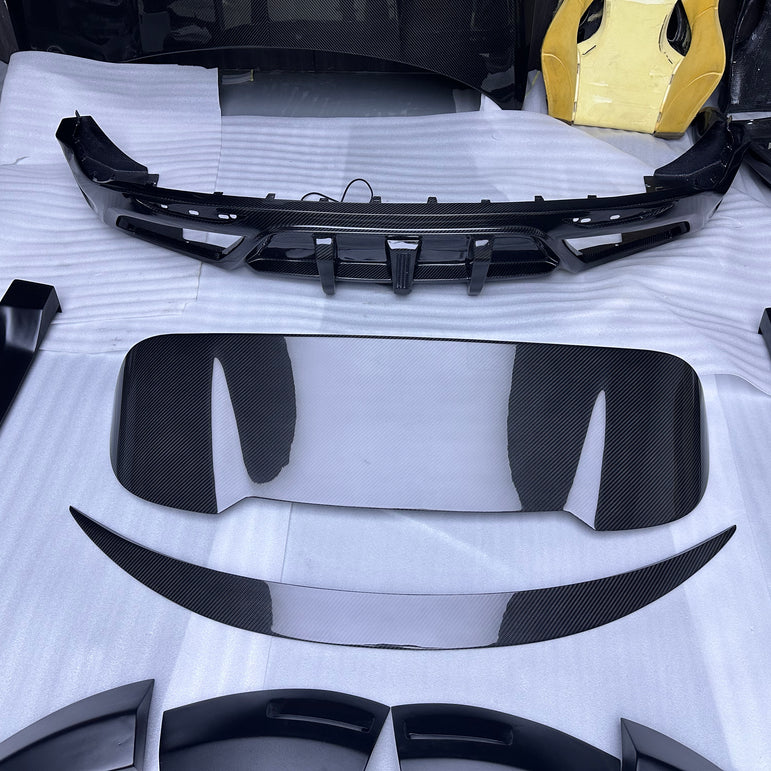 SD Carbon Partial Carbon Fiber Widebody Kit For Alfa Romeo Stelvio 2.0T