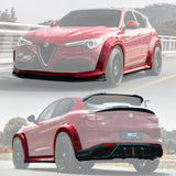 SD Carbon Partial Carbon Fiber Widebody Kit For Alfa Romeo Stelvio 2.0T
