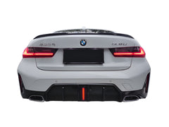 TAKD Pre-preg Carbon V2 Rear Diffuser & Canards for BMW 3 Series 330i M340i G20 G28 LCI