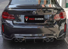 TAKD Pre-preg Carbon Rear Diffuser & Canards for BMW M2 / M2C F87 2016-2021