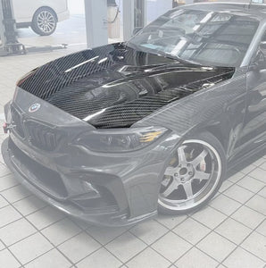 TAKD Double-sided Pre-preg Carbon Hood for BMW M2 / M2C F87 2016-2021