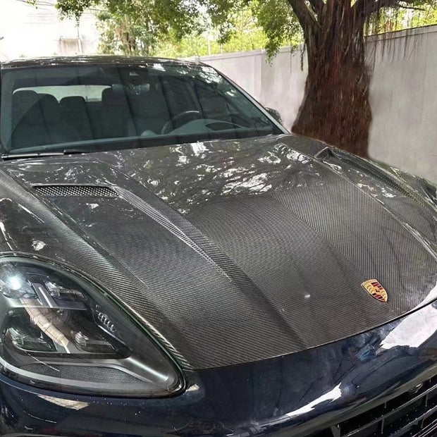 TAKD Double-Sided Pre-preg Carbon Hood for Porsche Cayenne / GTS / Turbo 9Y0 9Y3