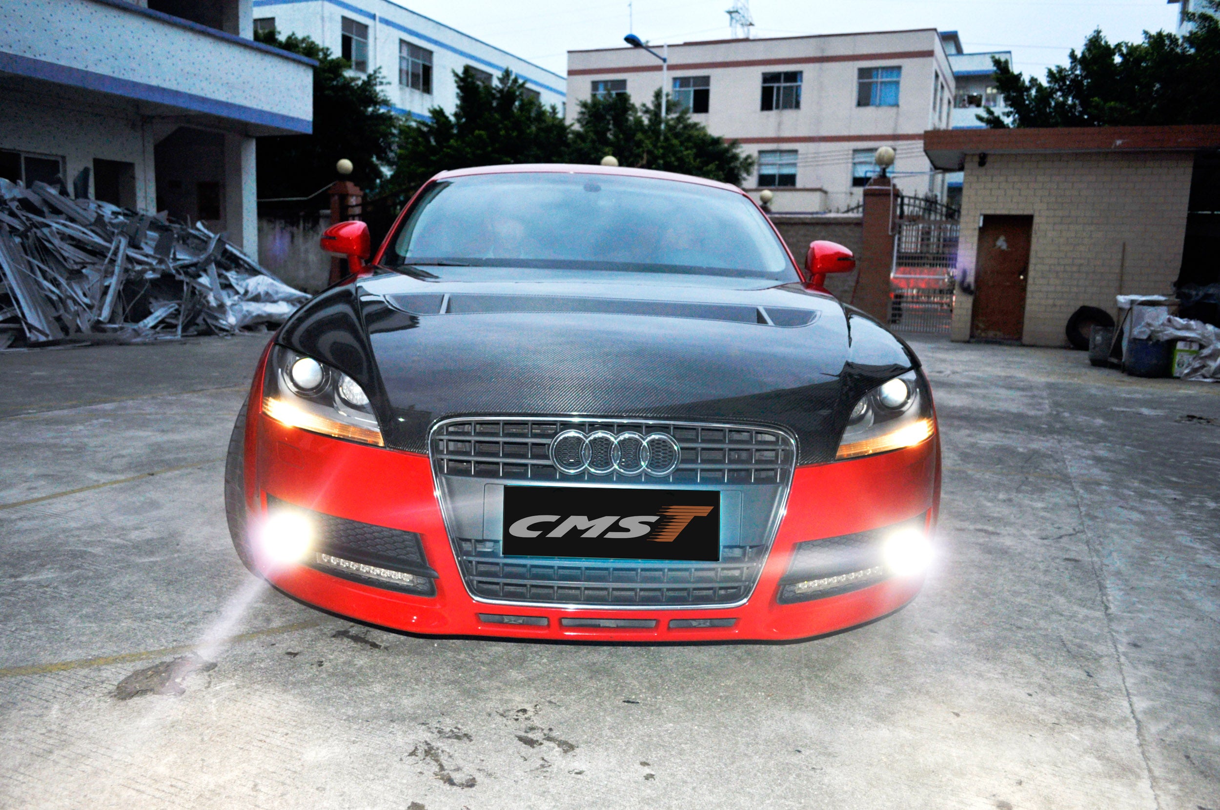 CMST Tuning Carbon Fiber Hood Bonnet Ver.1 For Audi TT TTS MK2 8J 2007-2015