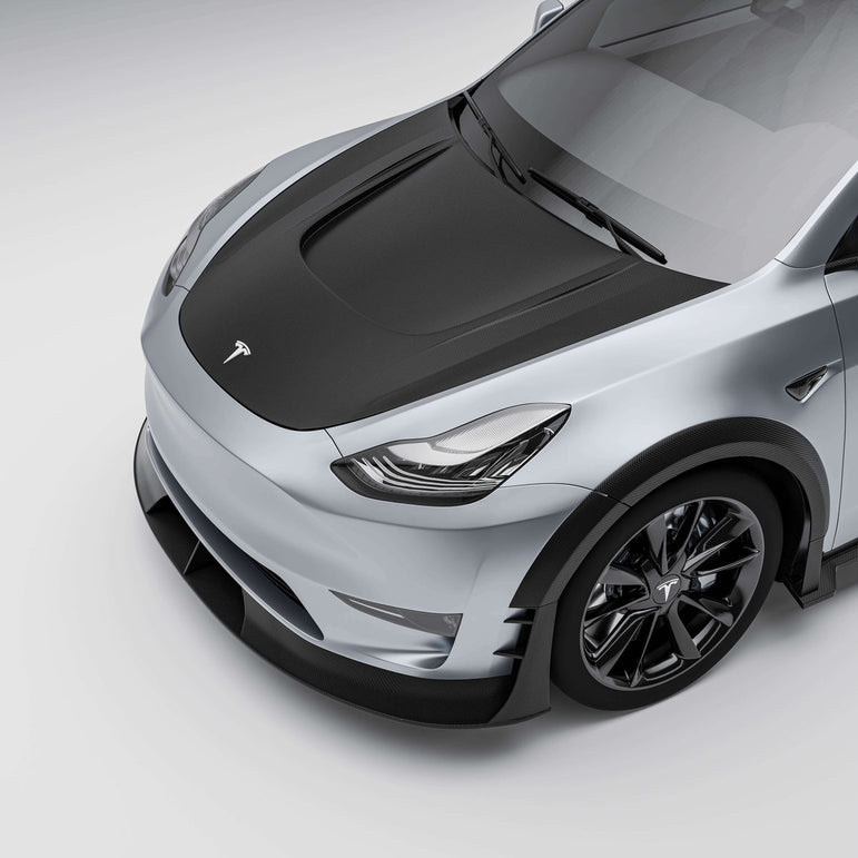RevoZport Tesla Model Y 2021-2024 Carbon Fibre Hood / Bonnet