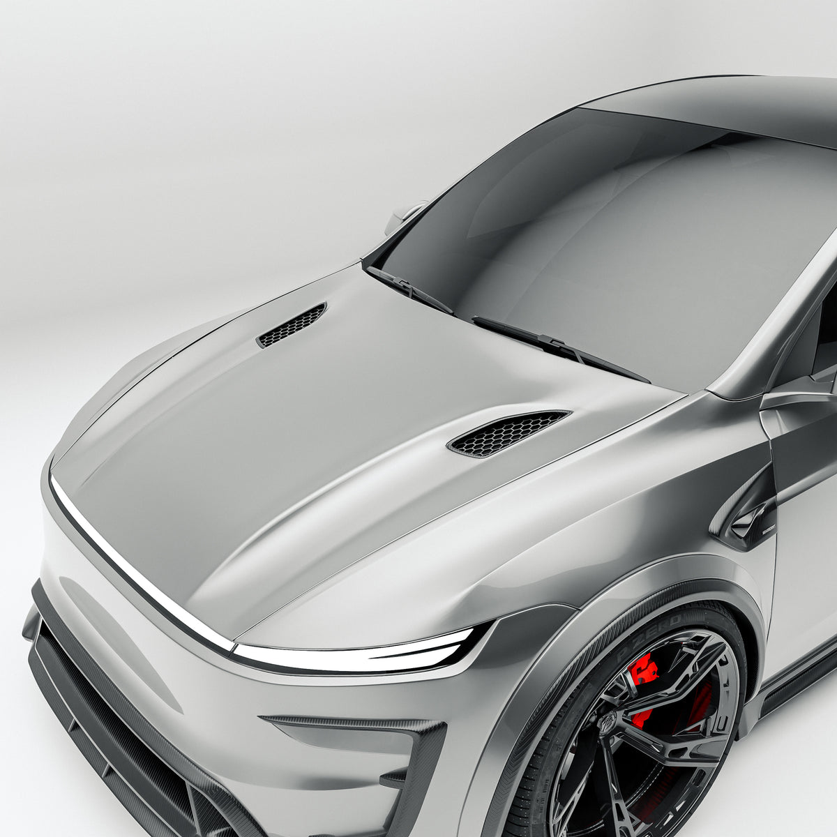RevoZport Tesla Model Y Juniper 2024 (Gen 2) Full Carbon Wide Arch Body Kit