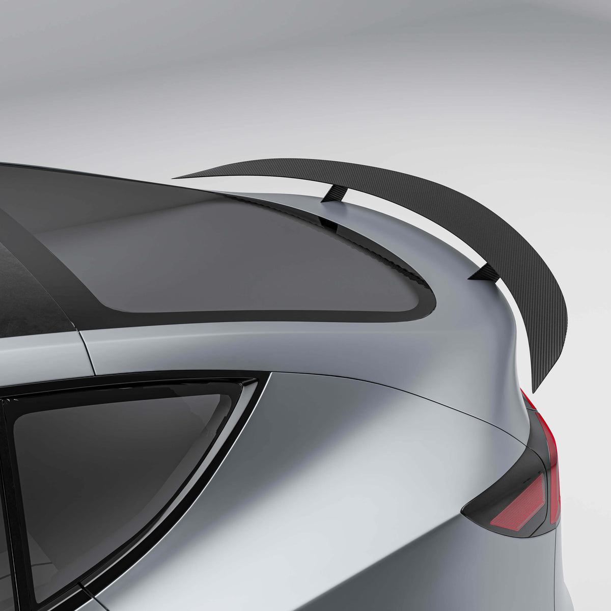 RevoZport Tesla Model Y 2021-2024 Carbon Fiber Rear Spoiler