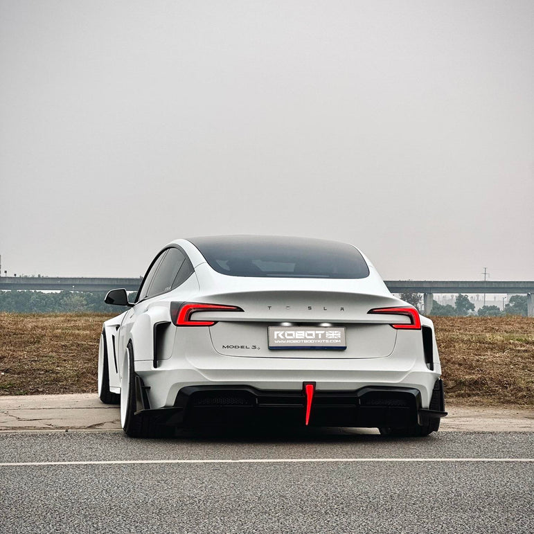 Robot Craftsman Tesla Model 3 Highland 2024+ “HACKER” Widebody FRP & Partial Carbon Full Kit