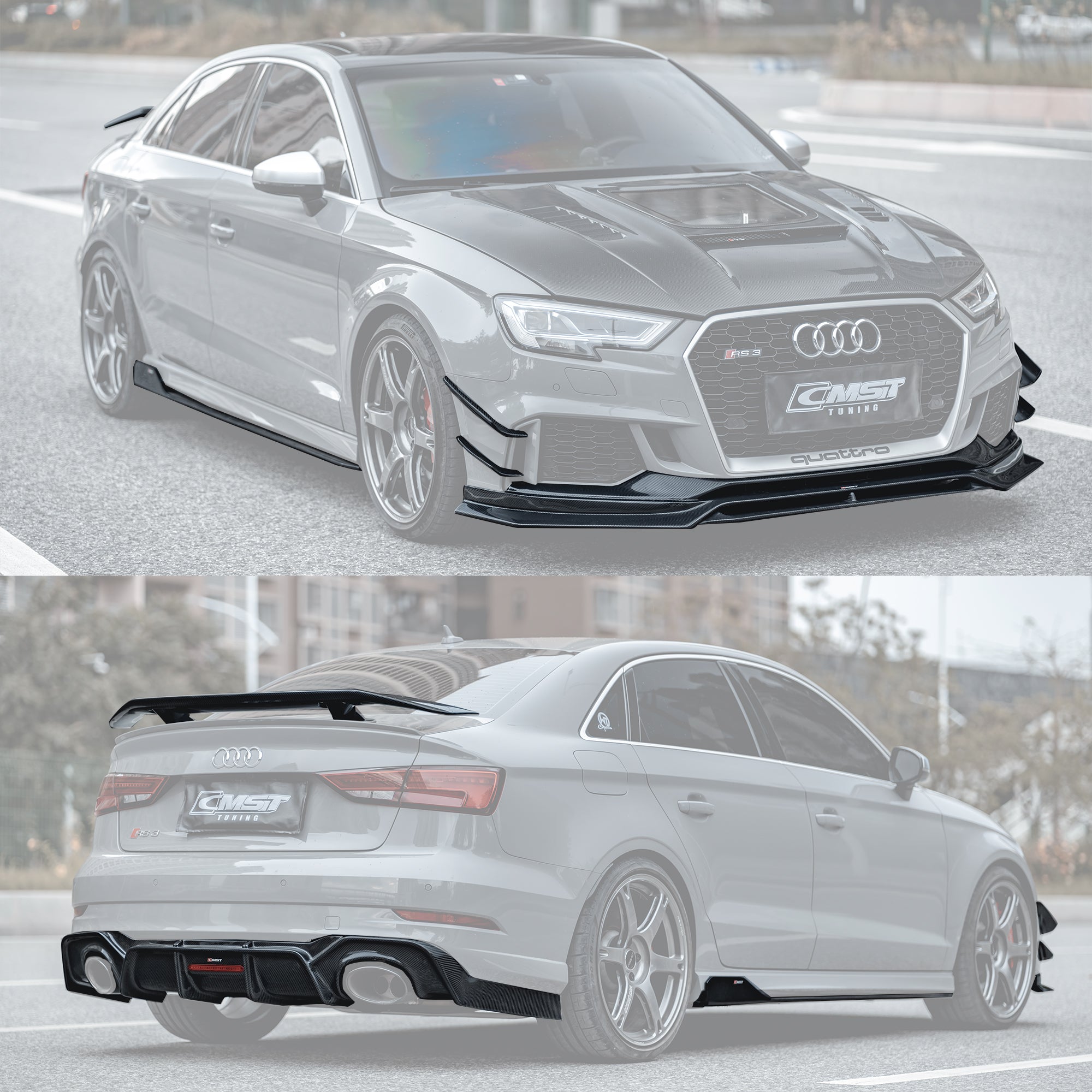 CMST Tuning Carbon Fiber Body Kit Package for Audi RS3 2018-2020 - Robot Bodykits