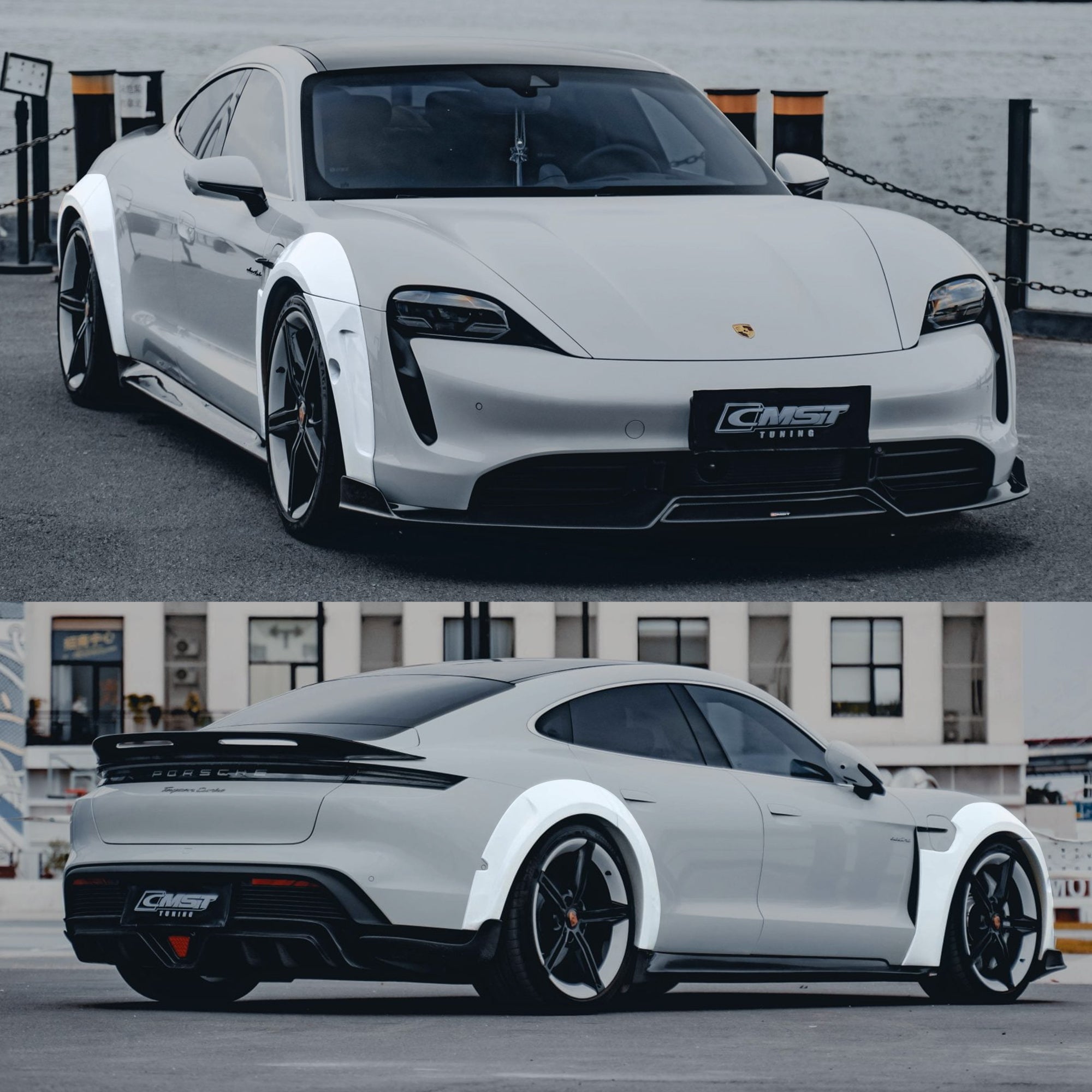 CMST Tuning FRP Widebody Wheel Arches for Porsche Taycan & 4S & Turbo & Turbo S - Robot Bodykits