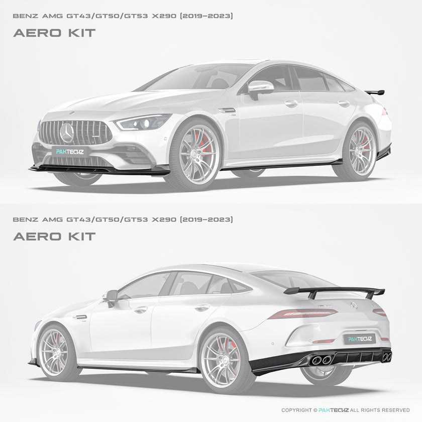 Mercedes BENZ AMG GT50 / GT53 Paktechz Full Dry Carbon Aerodynamics kit
