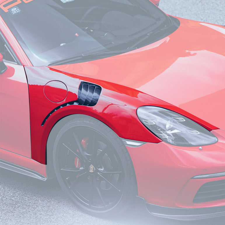 CMST Carbon Fiber Vented Fenders for Porsche Cayman/Boxster 718 2016-ON - Robot Bodykits