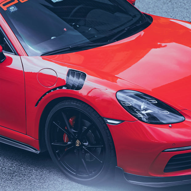 CMST Carbon Fiber Vented Fenders for Porsche Cayman/Boxster 718 2016-ON
